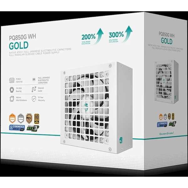DEEPCOOL GAMERSTORM PQ850G WH 850W biely - Zdroje - Obrázok d_244650bf9435409396989dad11b4a7ab