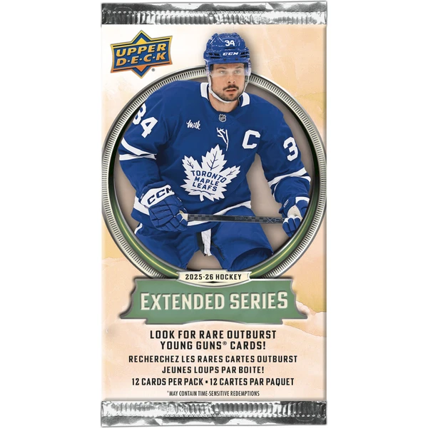 Hokejové karty 2025-26 Upper Deck Extended Series Hockey Blaster Box - Hokejové karty - Obrázok d_247d28195c44473189287ebb0ac28573