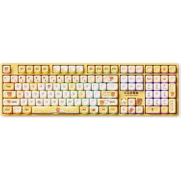 Akko x Dudu and Bubu 5108B Plus Akko Piano Pro V3 (US) žltá - Klávesnice - Hlavný obrázok