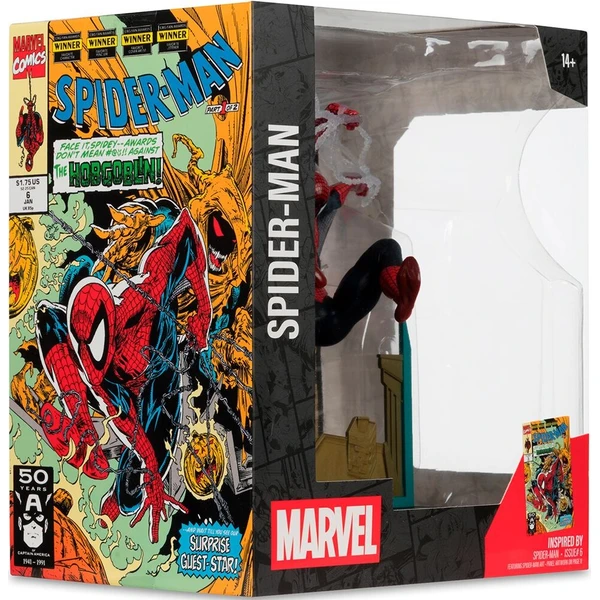 Figúrka McFarlane Toys Marvel Collection 1/10 - Spider-Man (Spider-Man #6) 18 cm - Figúrky - Obrázok d_24ab83b56a444438af440ae6d42c92eb