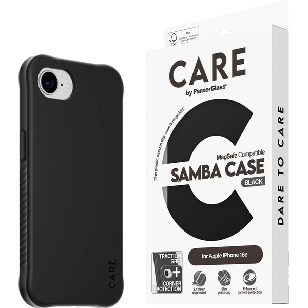 PanzerGlass® CARE Samba MagSafe kryt Apple iPhone 17e/16e čierny - Puzdra - Obrázok d_24b0513929cf49618dfa870937b69630