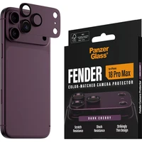 PanzerGlass FENDER hliníková ochrana fotoaparátu iPhone 18 Pro Max Dark Cherry - Ochranné fólie a sklo