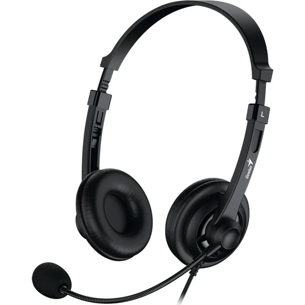Genius HS-230U USB-C drátová náhlavní sluchátka černá - Slúchadlá - Obrázok d_25795b3402884d0b9d66b3636da18f2a