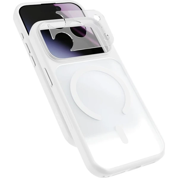 Epico HeroMatte Pro Mag+ MagSafe/Qi2 kryt iPhone 17 Pro/18 Pro bílý - Puzdra - Hlavný obrázok