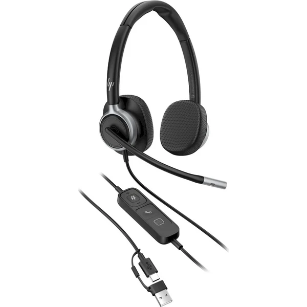 HP Poly Mission 625 Stereo USB Wired Headset - Slúchadlá - Hlavný obrázok