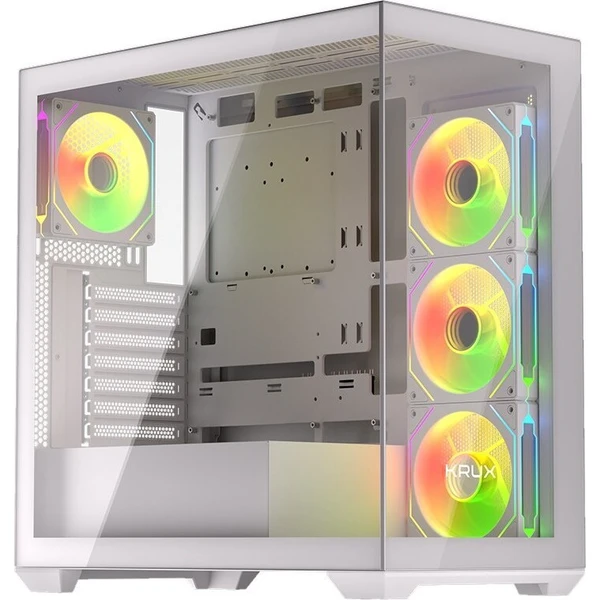 Krux Exo RGB ATX skriňa biela - Počítačové skrine - Hlavný obrázok