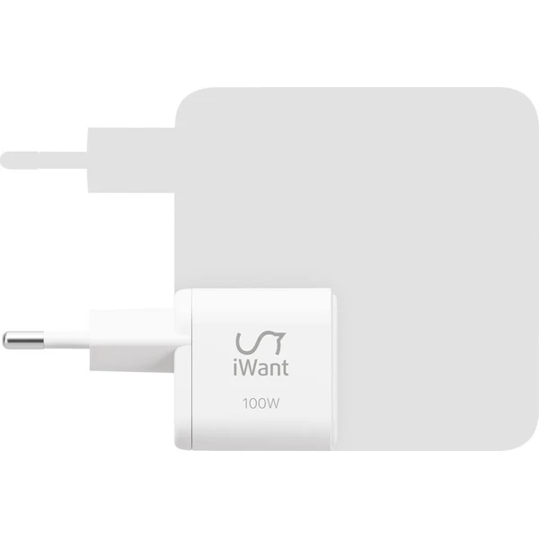 iWant UltraBoost Micro AVS GaN 100W nabíjačka biela - Nabíjačky - Obrázok d_2646f4b9bbe44a3588ea0b6477c227a1