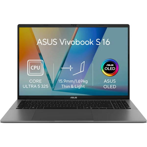 ASUS Vivobook S16 (S3607AA-OLED047WZ) sivý - Notebooky - Hlavný obrázok