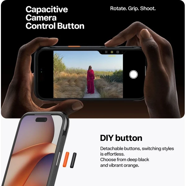 Torras Ostand O Air MagSafe kryt iPhone 17 Pro Max obsidiánová čierna - Puzdra - Obrázok d_2737f84f25394783ae94c8e2e4dd560e