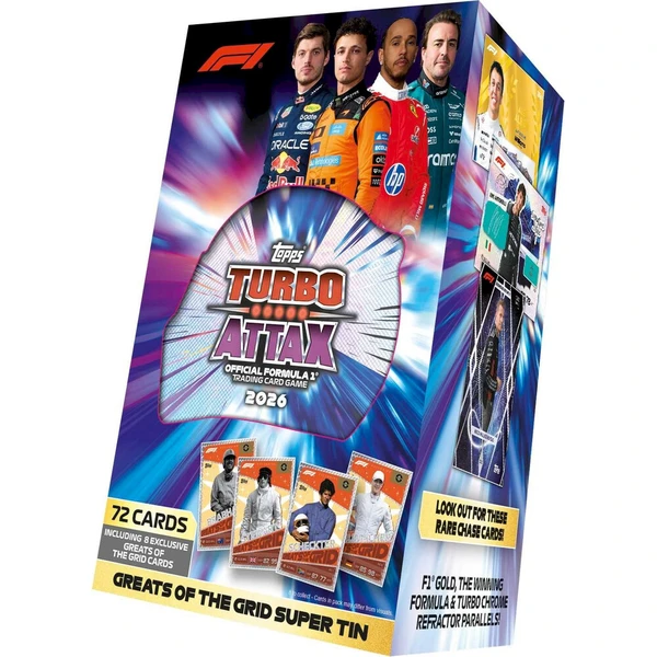 Topps Formula 1 2026 Turbo Attax - Super Tin - Karty Formula 1 - Hlavný obrázok