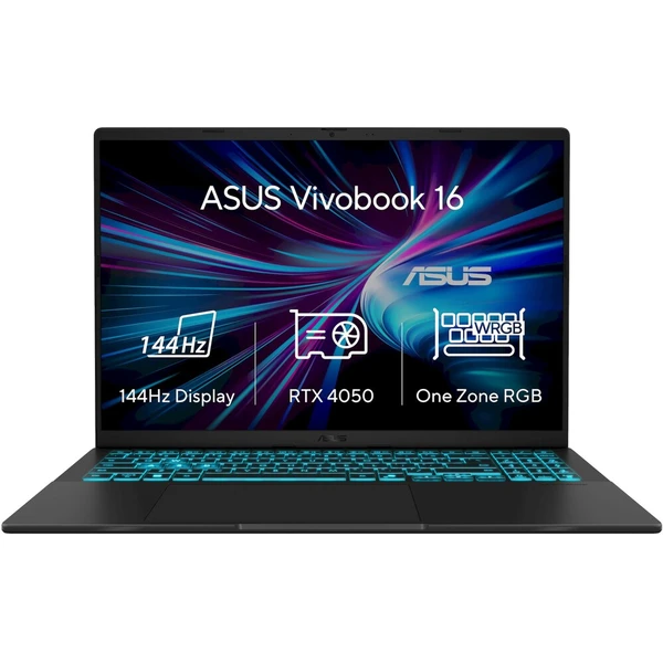ASUS Vivobook Gaming V16 (V3607VU-RP345W) RTX 4050 čierny - Notebooky - Hlavný obrázok
