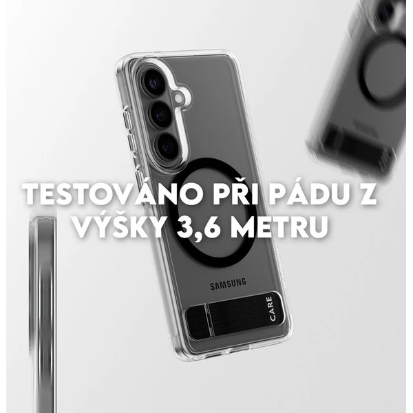 PanzerGlass® CARE Kickstand Qi kryt Samsung Galaxy S26+ priehľadný/čierny - Puzdra - Obrázok d_27c0d5fa063841f58306550abc6e4ac7