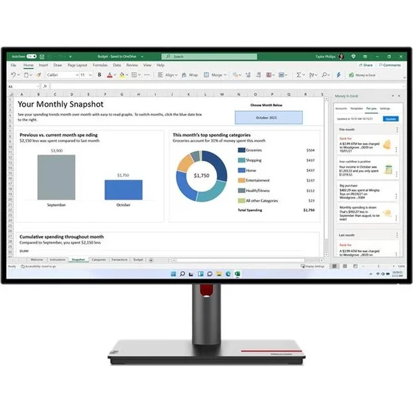 Lenovo ThinkVision P27q-30 monitor 27" - Monitory - Hlavný obrázok