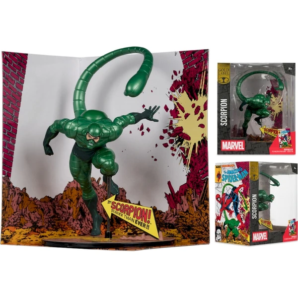 Figúrka McFarlane Marvel - Scorpion (Metallic) (The Amazing Spider-Man #318) 18 cm - Figúrky - Obrázok d_2846c6fb4268477187d1d23980d394b8