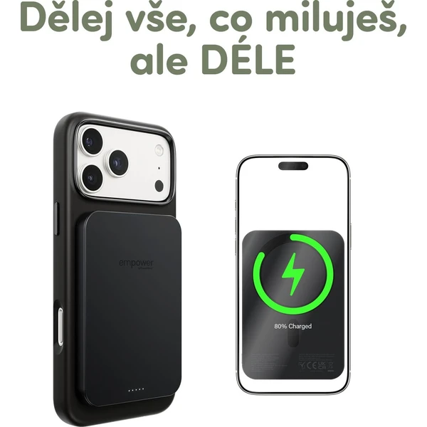 PanzerGlass® empower bezdrôtová Qi2 powerbanka 5000 mAh, MagSafe, čierna - Powerbanky - Obrázok d_28acff70a999438290fcee28f1bb2a11