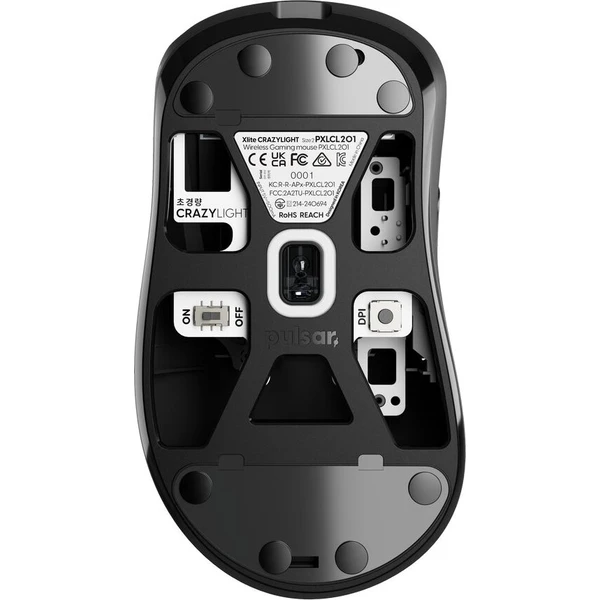 Pulsar Xlite CrazyLight Medium bezdrôtová herná myš čierna - Myši - Obrázok d_29ddcc16d9184273a995441f853f3f21