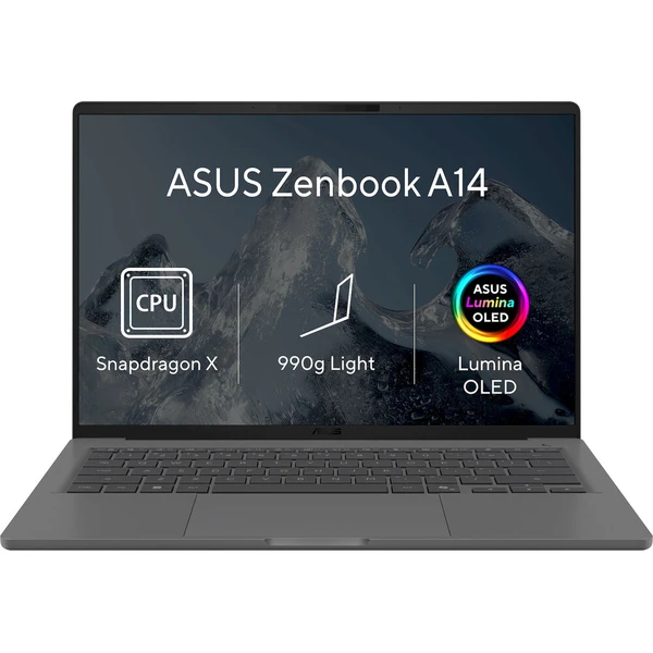 ASUS Zenbook A14 (UX3407QA-QD612W) sivý - Notebooky - Hlavný obrázok