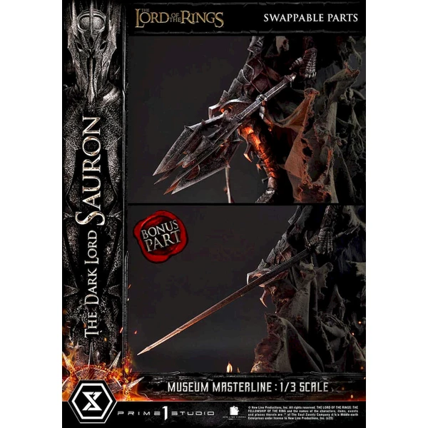 Socha Lord of the Rings Museum Masterline 1/3 The Dark Lord Sauron Bonus Version 117 cm - Sochy a sošky - Obrázok d_2aa12cb889594981ad0e05efd783c878