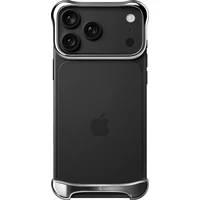 Arc Pulse - hliníkový ochranný rám na iPhone 18 Pro Max, strieborný - Puzdra