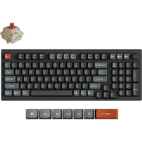 Keychron V5 Ultra 8K Keychron Silk POM Red bezdrôtová herná klávesnica (US) čierna - Klávesnice