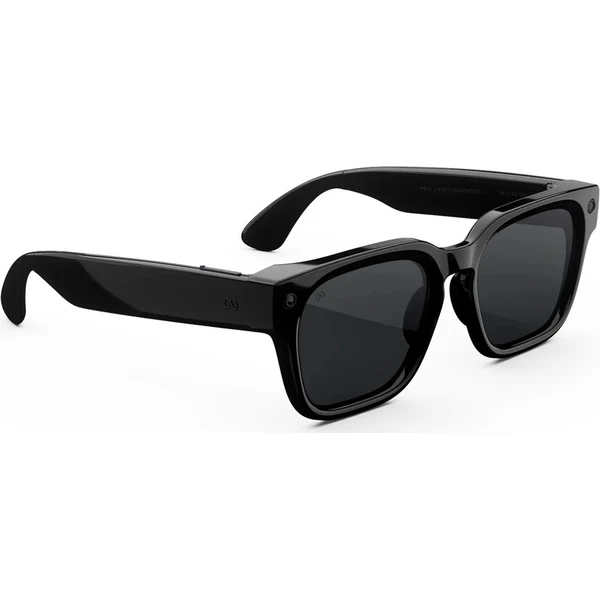 Meta Glasses Fury – Classic Black Frame, Grey Polarized Lens, Standard & Adjustable Bridge - AR okuliare - Obrázok d_2acab39686a647038fbd6c7e4357f075