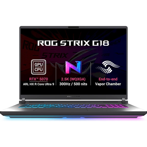ASUS ROG Strix G18 (G815LP-TT143WZ) RTX 5070 šedý - Notebooky - Hlavný obrázok