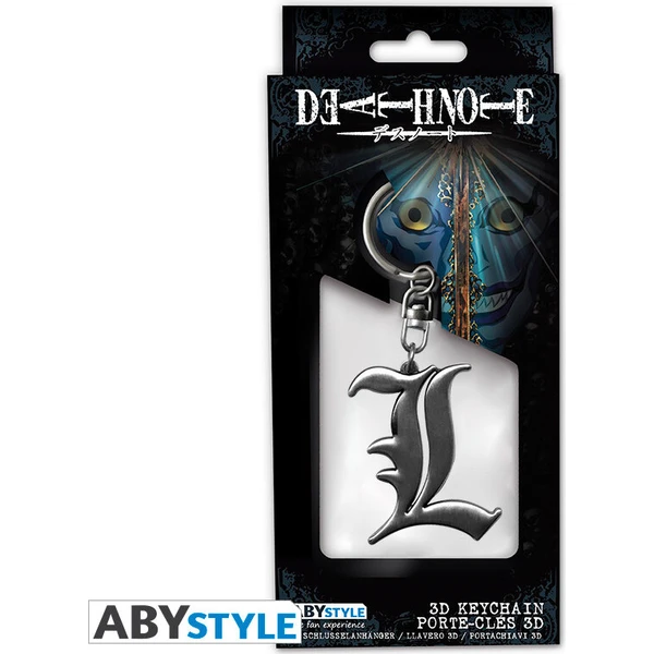 3D kľúčenka Death Note - L Symbol - Kľúčenky - Obrázok d_2b15ab1a15c5408987c0a8259ac2b5b1