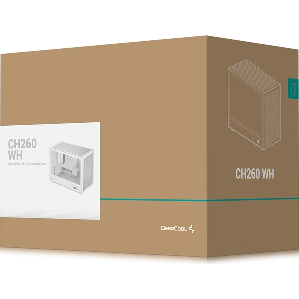 DEEPCOOL CH260 WH biela - Počítačové skrine - Obrázok d_2b46801a56644956b44266addc4ddd0a