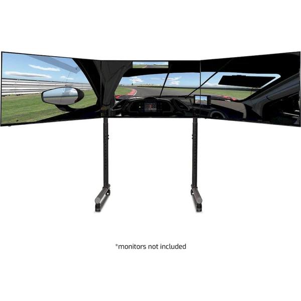 Next Level Racing Round Tube Freestanding Triple Monitor Stand samostatný stojan pro 3 monitory - Diely kokpitu - Obrázok d_2b4826a2332a4894bea68ee4e9018729