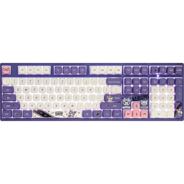 Akko x Kuromi 3108 V3 Akko Frost Pink (US) fialová - Klávesnice - Hlavný obrázok