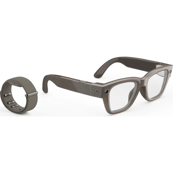 Meta RAY-BAN Display (Štandardné) inteligentné lesklé okuliare (samočinne stmavujúce číre/sivé) sivé - AR okuliare - Obrázok d_2bb3c8cab65940e3802ae9aa58ece367