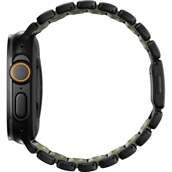 Nomad Stratos Band FKM remienok Apple Watch 45/46/49mm Black Titanium Forest Green - Remienky - Obrázok d_2be8b58fd2fd42af89610ff383311685