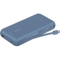 Belkin BOOST CHARGE™ USB-C PowerBanka s integrovaným USB-C káblom, 20000mAh, PD, 30W modrá - Powerbanky