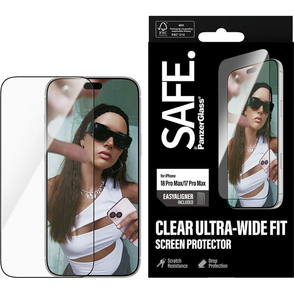 PanzerGlass SAFE sklo Apple iPhone 18 Pro Max/17 Pro Max s instalačním rámečkem - Ochranné fólie a sklo - Obrázok d_2c15255e60e64395a4f3a3f6b95e375e