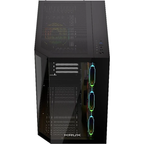 Krux Empero ARGB ATX skriňa čierna - Počítačové skrine - Obrázok d_2cec688398224fcab07f15ac44aada34