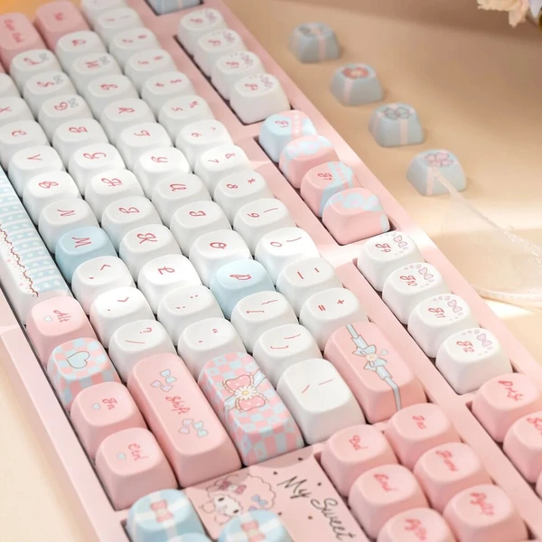 Akko x My Sweet Piano 3108 V3 Akko Frost Pink (US) ružová - Klávesnice - Obrázok d_2d093ecdebfb419482380e60d3635ab5