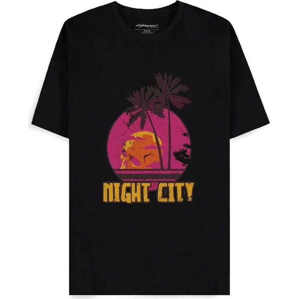 Tričko Cyberpunk 2077 – Welcome to Night City 2XL - Tričká - Hlavný obrázok