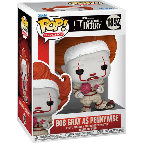 Funko POP! #1852 TV: IT: Vitajte v Derry S2 - Bob Gray ako Pennywise - Funko POP! - Hlavný obrázok