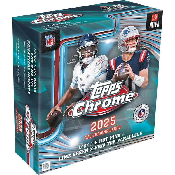 Zberateľské karty Topps 2025 Chrome Football - Mega Box - Zberateľské karty a nálepky - Hlavný obrázok