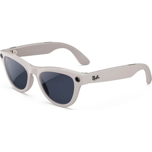Meta RAY-BAN Skyler Gen2 (Štandardné) inteligentné lesklé okuliare (stmavovacie - číre/safírové) siv - AR okuliare - Obrázok d_2db95ad669e84d61a72bc7a207c684a3