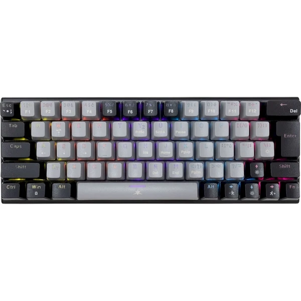 White Shark WAKIZASHI 2 Red (CZ/SK) klávesnica šedosivá - Klávesnice - Hlavný obrázok