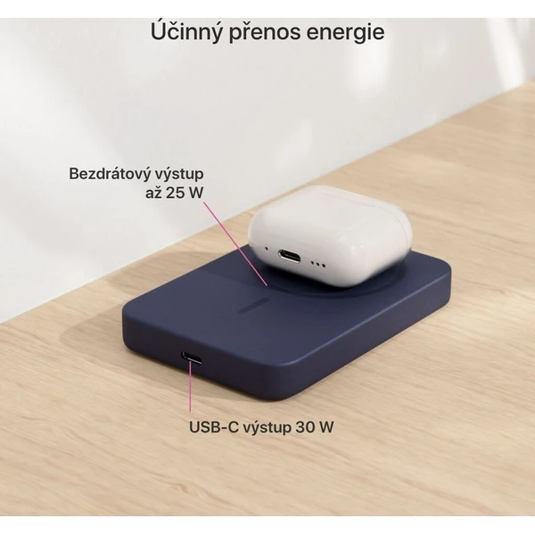 iWant by Epico UltraPack Qi2 25W 10000mAh hliníková Mag+ bezdrôtová powerbanka tmavomodrá - Powerbanky - Obrázok d_2de1f11c117f42bbb3e969d142c96a18