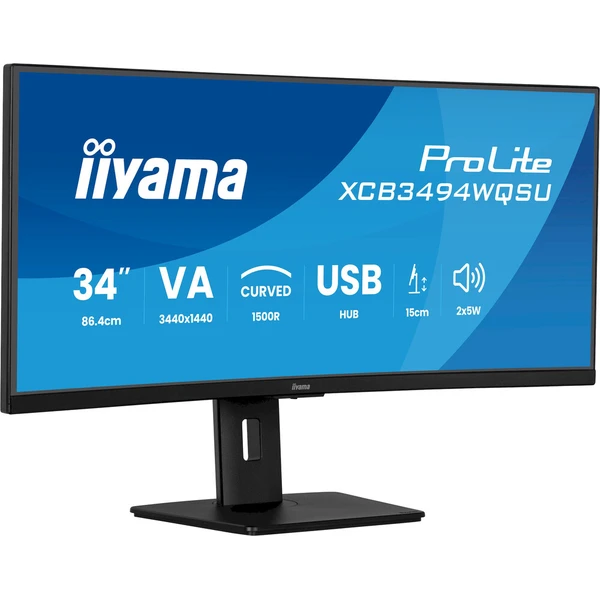 iiyama ProLite XCB3494WQSU-B1 monitor 34" - Monitory - Hlavný obrázok