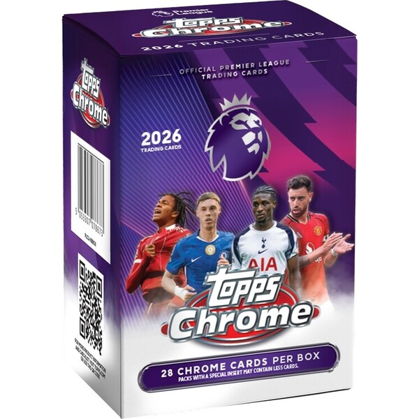 E-shop Futbalové karty Topps Chrome Premier League 2026 Blaster Box