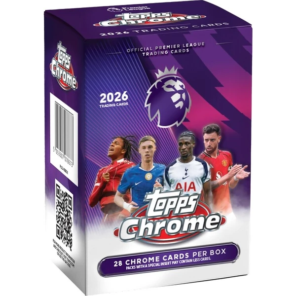 Futbalové karty Topps Chrome Premier League 2026 Blaster Box - Futbalové karty - Hlavný obrázok
