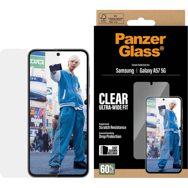 PanzerGlass® Ultra-Wide Fit sklo s inštalačným rámčekom Samsung Galaxy A57 - Ochranné fólie a sklo - Obrázok d_2f5ba8e8144345adb02a9ca807fee626