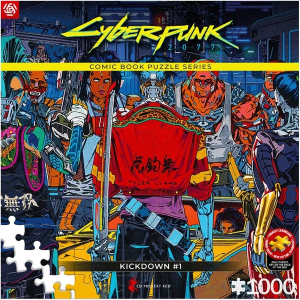 Komiksová hlavolam: Cyberpunk 2077 Kickdown (1000) - Puzzle - Obrázok d_2f5d1e7cd8f44e9c9de061d85b3e4998