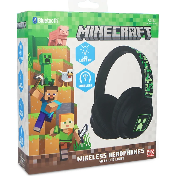 OTL Minecraft LED bezdrôtové slúchadlá - Slúchadlá - Obrázok d_2f81c76f574d481aa53dc98cd7bde32c