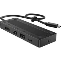 HP Travel Hub G3 5v1 USB-C rozbočovač čierny - USB huby