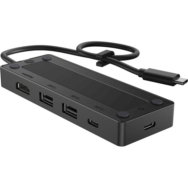 E-shop HP Travel Hub G3 5v1 USB-C rozbočovač čierny